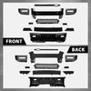 G-PLUS Front Rear Bumper Cover Guard Skid Lip Kit Compatible with Rover Defender 90 110 130 2020 2021 2022 2023 2024, Black