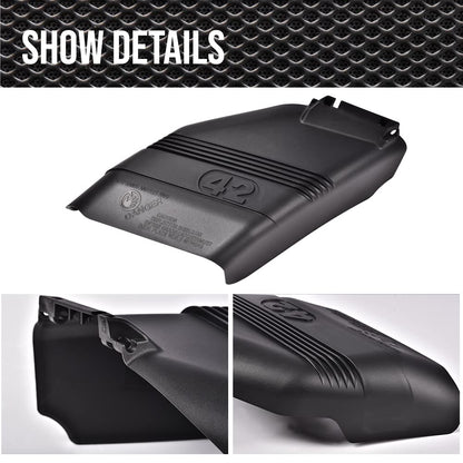 G-PLUS 42" Deflector Shield W/Mounting Hardware Chute Cover Compatible with Craftsman,Mower Deck Deflector Shield Kit Black