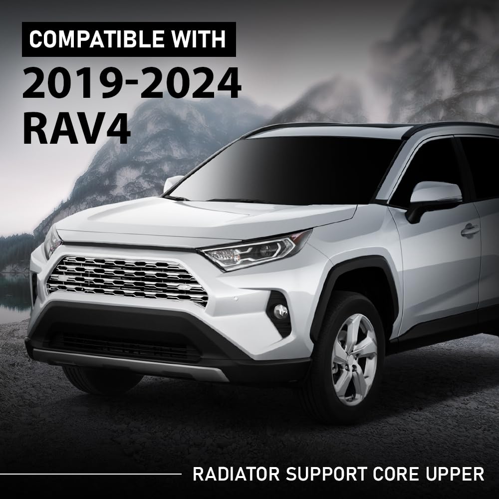 G-PLUS Radiator Support Core Upper Compatible with Toyota RAV4 (submodel: LE, Limited, Trail, XLE, XLE Premium) 2019-2024 16681F0020