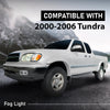 G-PLUS Fog Lights w/Bulbs Driver and Passenger Side Pair Clear Fit Toyota Tundra (submodel: Base, Limited, SR5) 2000 2001 2002 2003 2004 2005 2006 812100C010 812200C010 TO2593102 TO2592102