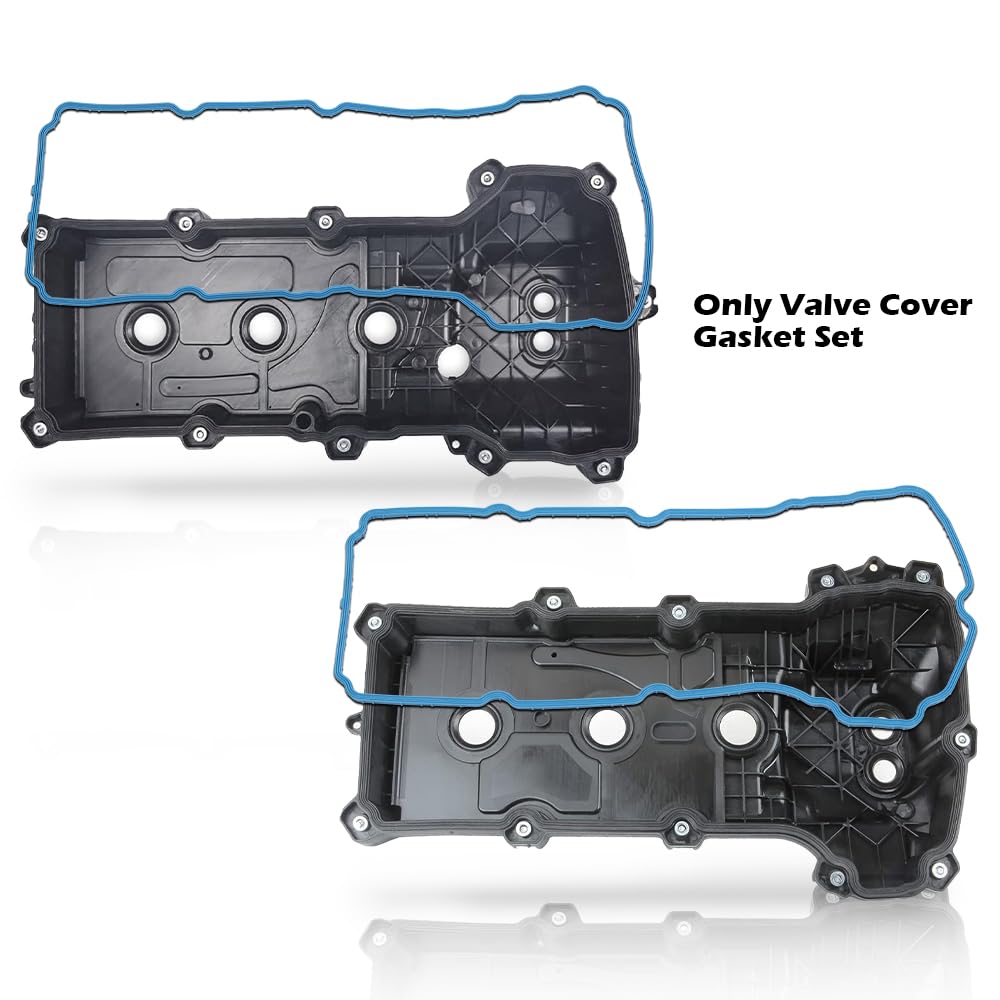 G-PLUS Valve Cover Gasket Set w/Grommets Compatible with Ford Edge Explorer F150 Transit-350 2011-2020/Lincoln MKS MKT MKZ 2011-2019 BR3Z6C535A, VS50722, VS50814R, GS33868, GS34027, 15-10491-01