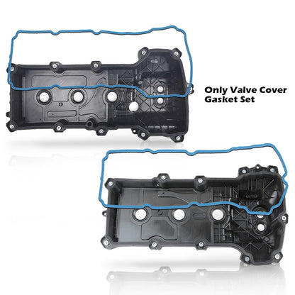 G-PLUS Valve Cover Gasket Set w/Grommets Compatible with Ford Edge Explorer F150 Transit-350 2011-2020/Lincoln MKS MKT MKZ 2011-2019 BR3Z6C535A, VS50722, VS50814R, GS33868, GS34027, 15-10491-01