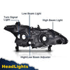 G-PLUS Headlights Compatible With 2013 2014 2015 Nissan Altima 4-Door Sedan Factory Style Automotive Halogen Model Headlamps (Smoky Lens Black Housing Amber Reflector),faros delanteros