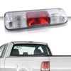 G-PLUS Clear/Red Lens 3rd Brake Light Fit Ford F150 2004 2005 2006 2007 2008 High Mount Center Rear Roof Third Cargo Light Parking Light Halogen