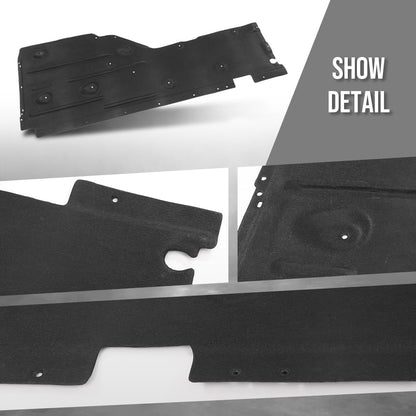G-PLUS Engine Splash Shield Rear Passenger Right Side Fit BMW 325i 325xi 330i 330xi Base 2006 51757059392 Black