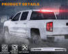 G-PLUS Brake Lights Assembly Compatible with Dodge Ram 2003-2006 2500 3500 3D Led Rear Center Tailgate Lamp Brake Light (Clear lens Clear Bottom)