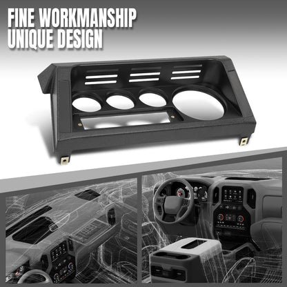 G-PLUS Dashboard Instrument Cover Trim Panel Compatible with Land Rover Defender MTC5459 Black
