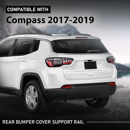 G-PLUS Rear Center Bumper Cover Support Rail Mount Bracket Compatible with Jeep Compass 2017-2019 68244459AB, 68244459AA