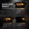 G-PLUS Headlights Compatible with 2016-2022 Toyota Tacoma,Headlamps w/o LED DRL Clear Lens Black Housing Amber Reflector, Left Driver & Right Passenger TO2502243, TO2503243 faros delanteros