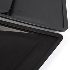 G-PLUS Window Louvers for Ford Mustang 2005-2014 Black Side Scoop Style Product Image