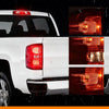 G-PLUS Tail Lights Assembly W/o Bulbs Red Lens Compatible with Chevy Silverado 2014-2019/Fit GMC Sierra 2015-2019 Tail Lamps Brake Lamp Driver Side Luces Traseras Rear Brake Lamps Assembly