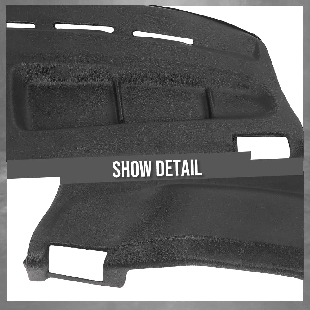G-PLUS TPE Dash Cover Dashboard Panel Compatible with BMW E30 3 Series 318i 325e 325i 325is 1984 1985 1986 1987 1988 1989 1990 Black