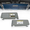G-PLUS Gray Sun Visor with Mirror LH Driver & RH Passenger Side 1 Pair Compatible with Toyota Tacoma 2005-2015 74320-35C10-B0, 74310-35C10-B0, 74320-04181-B1, 74310-04181-B1