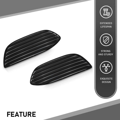 G-PLUS Fog Light Cover Grille Hole Left+Right Compatible with Benz W205 C300 C350e C400 2015-2017,Fit Benz W205 C43 C450 C63 AMG 2016-2017 2058851523