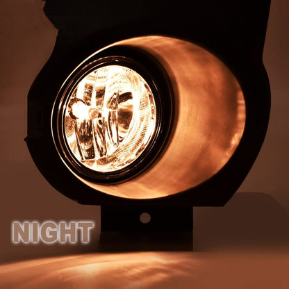 G-PLUS Fog Lights Compatible With 2011-2014 Ford F150, (NOT For SVT Raptor Models),Driving Fog Lamps w/Switch/Bracket/Bulbs Pair (Clear lens)