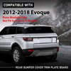 G-PLUS Rear Bumper Cover Trim Plate Board Compatible with Range Rover Evoque 2012-2018 Pure Models Only, Not Fit for Dynamic Models