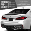 G-PLUS Rear Trunk Spoiler Wing Compatible with BMW G30 5 Series 4 Door Sedan 2017-2023 Compatible with BMW F90 M5 2018-2023 Rear Trunk Spoiler Wing Lip Glossy Black