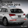 G-PLUS Rear Bumper Tail Lamps Brake Lights Set, Compatible with Audi Q5 2009-2016, LH & RH 2PCS, 8R0945095, 8R0945095B