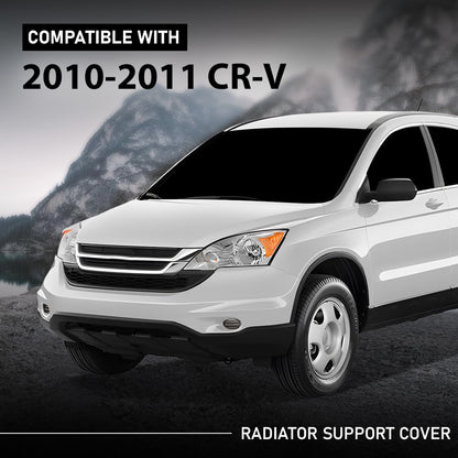 G-PLUS Radiator Support Cover Upper Compatible with Honda CRV 2010-2011 Black 71141SWA000, HO1224105