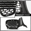 G-PLUS Fog Light Covers Pair Compatible with Dodge Challenger Hellcat or Widebody Models 2015-2023 Black