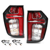 G-PLUS Tail Lights Assembly Compatible with Chevy Suburban/Tahoe 2021-2023,Clear & Red Rear Brake Lamp,Left & Right Luces Traseras 84849416,84849417