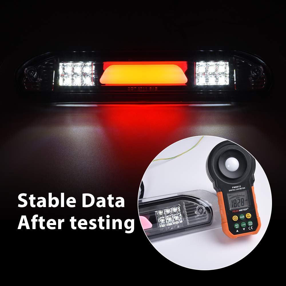 G-PLUS LED 3rd Brake Light Cargo Lamp Chrome Compatible with Dodge Ram 1500 2500 3500 02-09 Truck