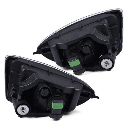 G-PLUS Front Bumper Fog Lights Compatible with Honda Civic 2 Door / 4 Door 2004 2005 Polycarbonate Resin Clear Lens Driving Running Fog Lamps + Wiring Kit + H11 Bulbs