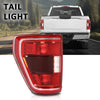 G-PLUS LED Tail Light Rear Brake Lamp Left Compatible with Ford F150 XLT 2021-2023 w/Blind Spot Fit for w/Factory Incandescent Model Red Lens Luces TraserasAssembly
