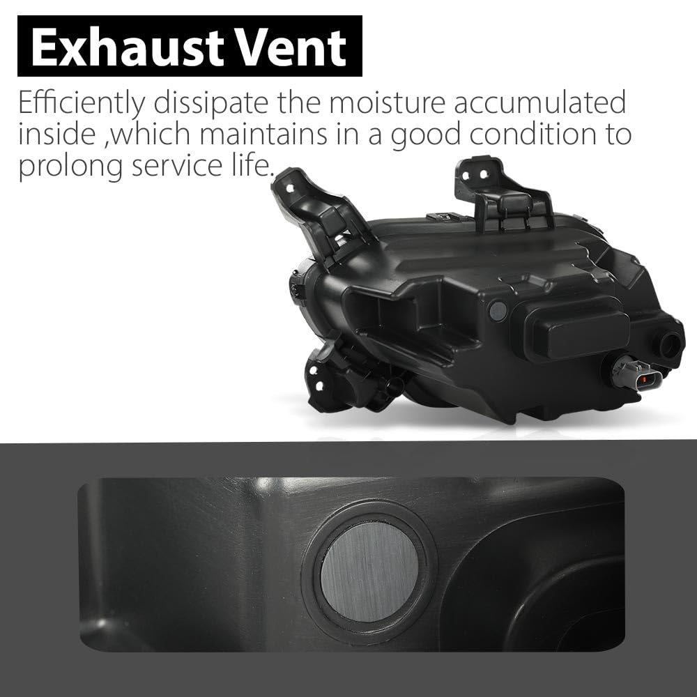 G-PLUS Right Front LED Daytime Running Light Fog Light With Bulb Compatible with Kia Sorento 2021-2022