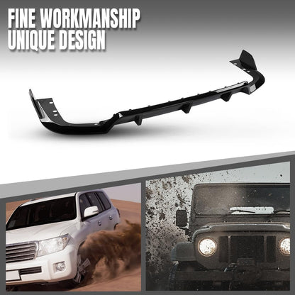 G-PLUS Rear Diffuser Compatible with BMW G05 X5 LCI M Sport Package Only 2019 2020 2021 2022 2023 2024 2025, Not Fit M Competition Rear Bumper Lip Diffuser Glossy Black