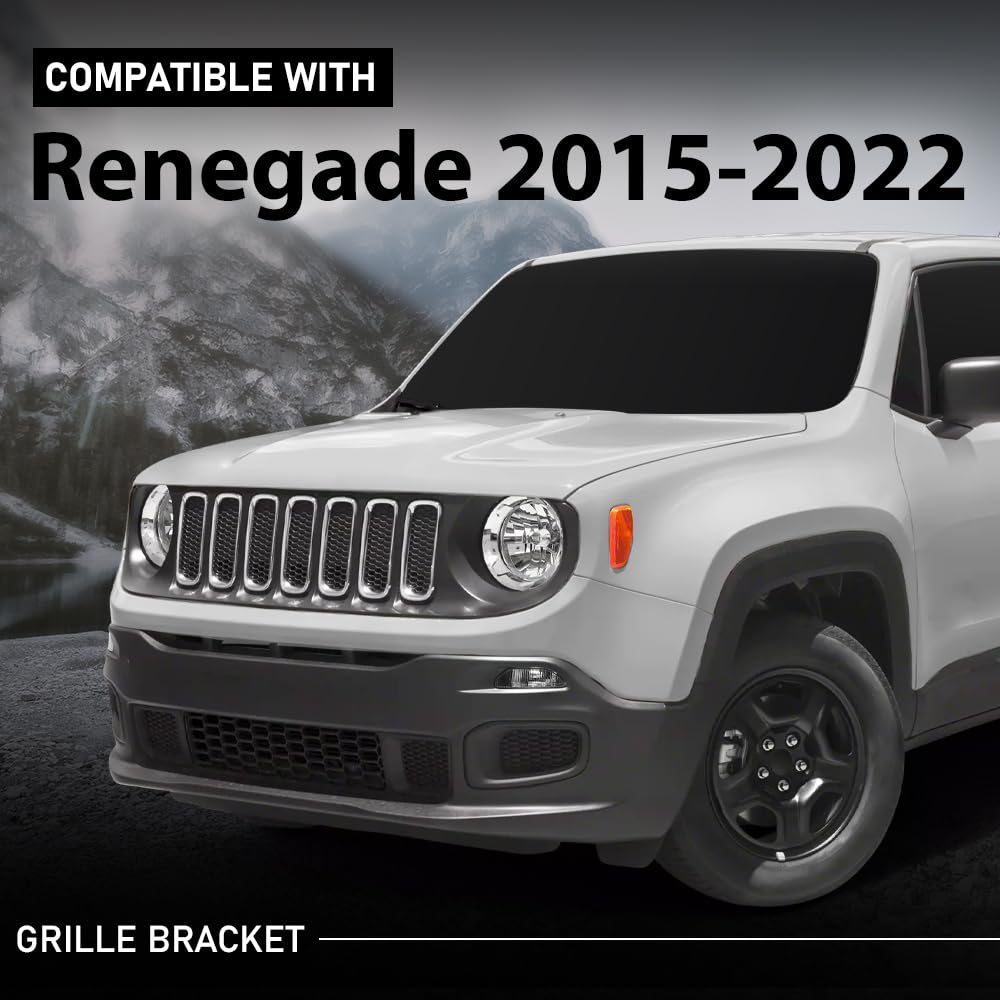 G-PLUS Grille Bracket Replacement Compatible with Jeep Renegade 2015-2022 7FM04LXHAA