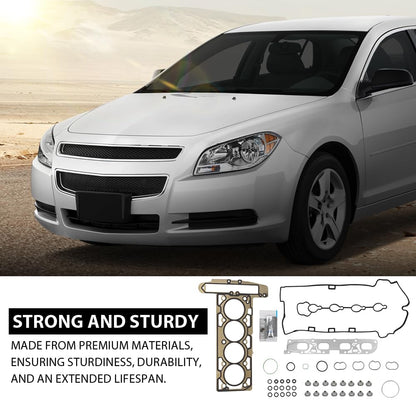 G-PLUS Head Gasket Set Compatible with Buick Allure Lacrosse Regal Verano 2.4L 2010-2017,Fit Chevy Captiva Sport Equinox Impala Malibu Orlando Terrain 2.4L 2010-2017 HS26517PT, HS54874