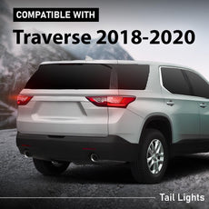 G-PLUS Tail Lights Assembly for Chevy Traverse 2018-2021 Front View