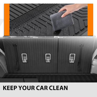 G-PLUS TPE Floor Mats Fit Subaru Ascent 2019-2026 3rd Row Truck Accessories Cargo Liners All Weather Protection 2PCS Black Alfombras para Carro