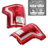 G-PLUS Tail Lights Assembly Left & Right Side Compatible with Ford F150 2015 2016 2017 Taillamps Brakelights w/o bulb Halogen Red lens FL3Z13405A-PFM FL3Z13404A-PFM FO2800239C FO2801239C