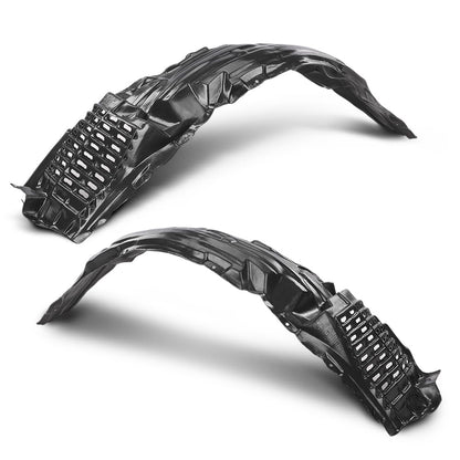 G-PLUS Front Left & Right Side Fender Liner Set Compatible with Lancer 2008-2015 2 PCS Black