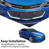 G-PLUS Honeycomb Grille Mesh Assembly Compatible with Chevy Cruze 2016-2018 Black Covers Automotive Car Front Bumper Lower