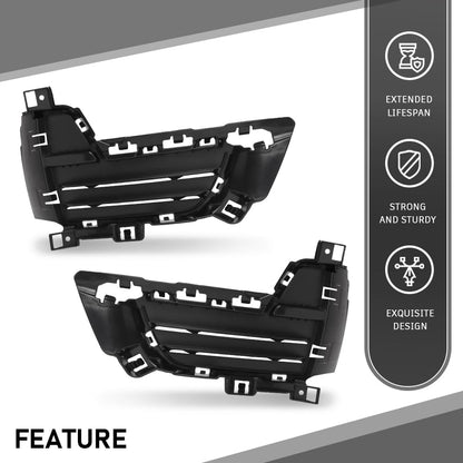 G-PLUS Pair Front Bumper Lower Grille Grill, Compatible with BMW X5 F15 2014-2018, Fit Models W/o M Sport Line, LH Driver & RH Passenger Side 2PCS, 51117307994, 51117307993