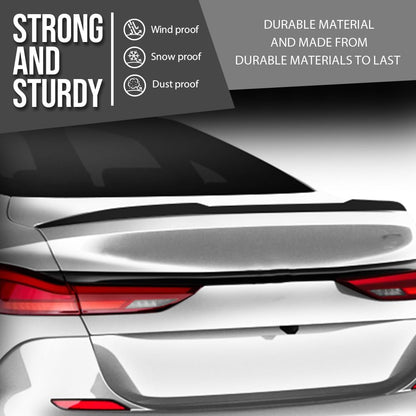 G-PLUS Rear Trunk Spoiler Wing Compatible with BMW 2 Series F44 220i 228i M235i Gran Coupe 4 Door 2020 2021 2022 Rear Trunk Spoiler Lip Wing Glossy Black