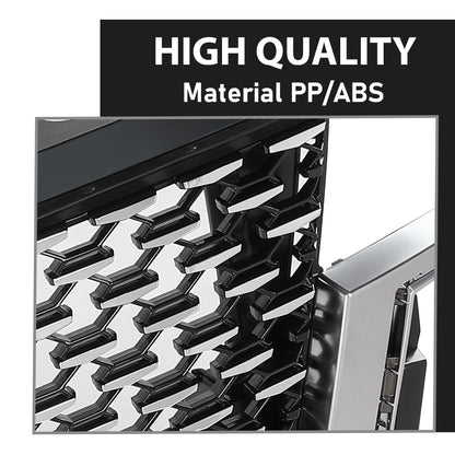 G-PLUS Bumper Grille Front Compatible with Cadillac Escalade 2021-2023 84699839 Chrome Black Plastic