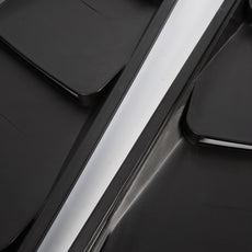 G-PLUS Window Louvers for Ford Mustang 2005-2014 Black Side Scoop Style Additional Angle