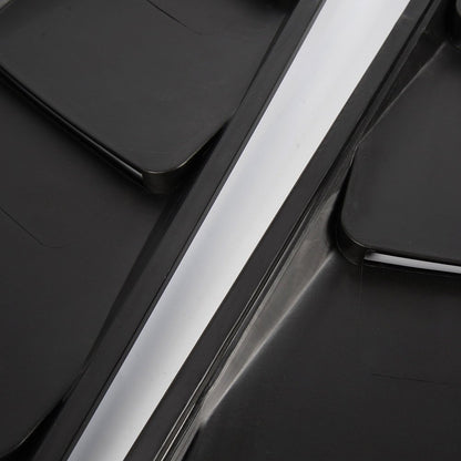 G-PLUS Window Louvers Scoop Cover Vent Replacement For Ford Mustang 2005-2014 1/4 Quarter Black Side