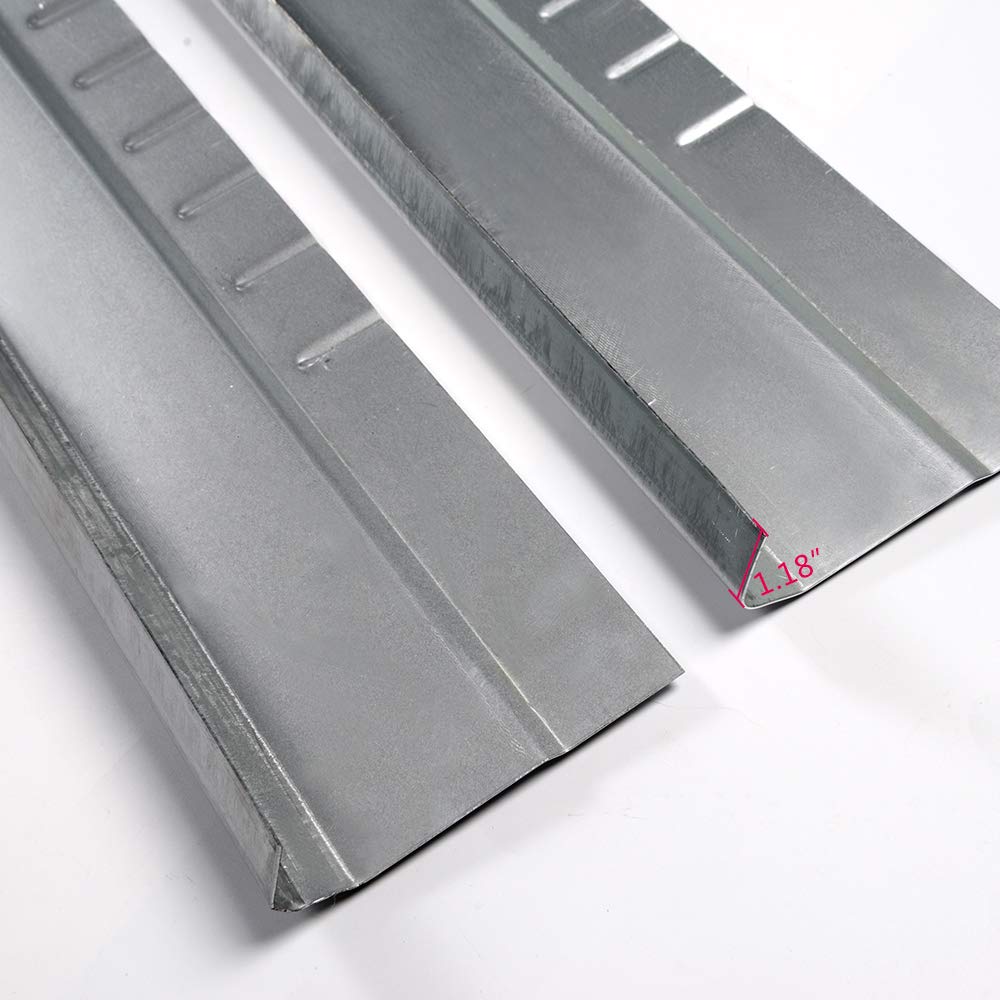 G-PLUS Pair Slip On Rocker Panels Compatible with 1999-2007 Chevy Silverado GMC Sierra Extended Cab