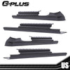 G-PLUS Rocker Panel Black Compatible with Chevy Silverado 1500 Crew Cab 2014 2015 2016 2017 2018 Rocker Panel Protector Guard Covers