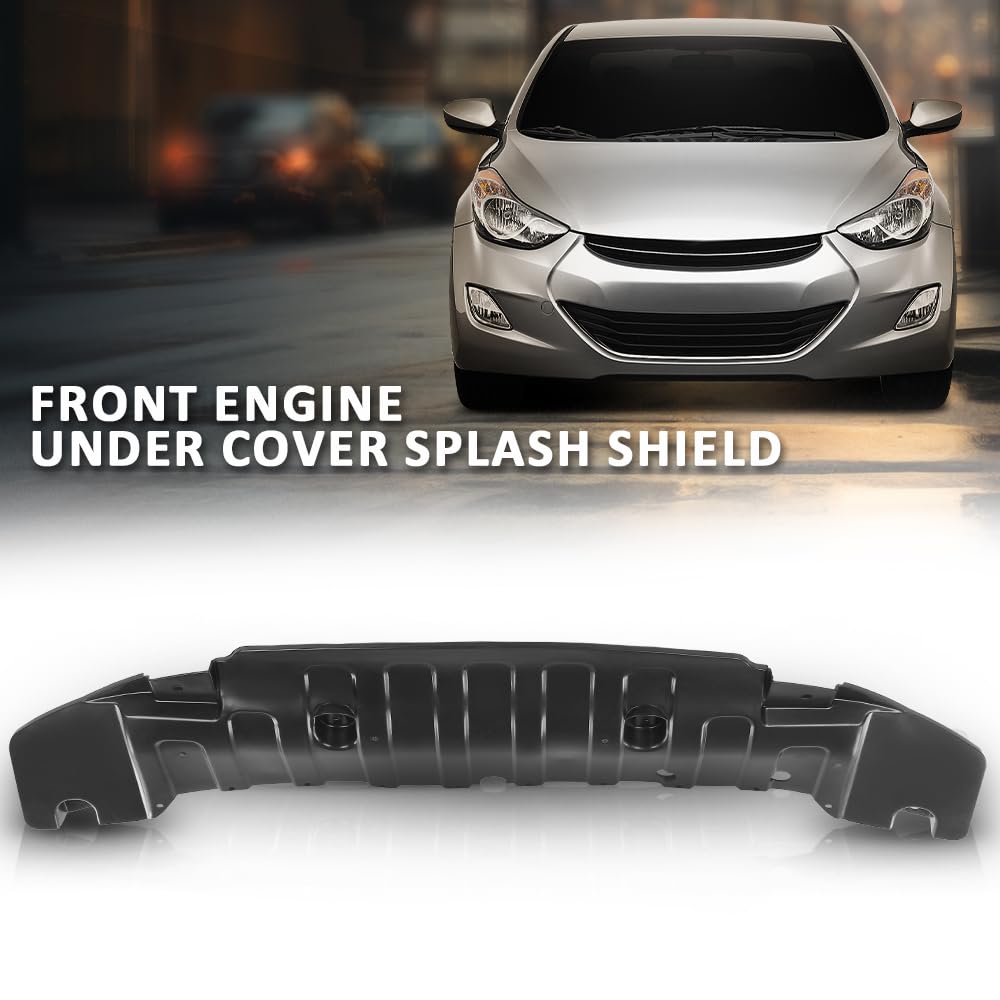 G-PLUS Front Engine Under Cover Splash Shield Compatible with Hyundai Elantra Sedan 2011-2013 HY1228166