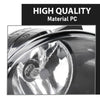 G-PLUS Fog Lights Front Bumper Lamps Pair Compatible with Volkswagen Golf Hatchback/Golf Wagon/Jetta Sedan/Jetta Wagon/Beetle/Eos 2010-2015 5K0941700G, 5K0941700B, 5K0941700 Black