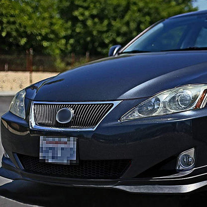 G-PLUS F Sport Style Front Bumper Lip Compatible for Lexus IS250 & IS350 2006 2007 2008 PU Black Front Lip Spoiler Splitter Air Dam Chin Diffuser Add On