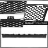G-PLUS Bumper Grille Front Center Fit Benz E300 E350 E400 E450 (submodel: 4Matic, Base) 2017-2020 For Models With Luxury Package, Center, Sedan 2138850622