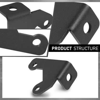 G-PLUS Steel CB Antenna Spare Tire Mount Bracket, Compatible with Jeep Wrangler JK & JKU 2007-2018