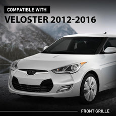 G-PLUS Front Grille Compatible with Hyundai Veloster 2012-2017 863502V100 HY1200170 Front View